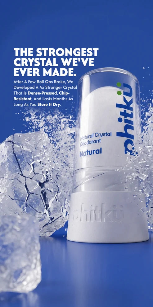 Alum Infused Crystal Roll-On Stick - Turmeric